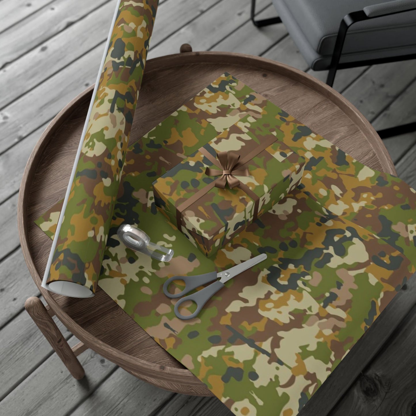 Camouflage Gift Wrap Paper – Military Camo Wrapping Sheets for Outdoorsmen, Hunters & Veteran Gifts