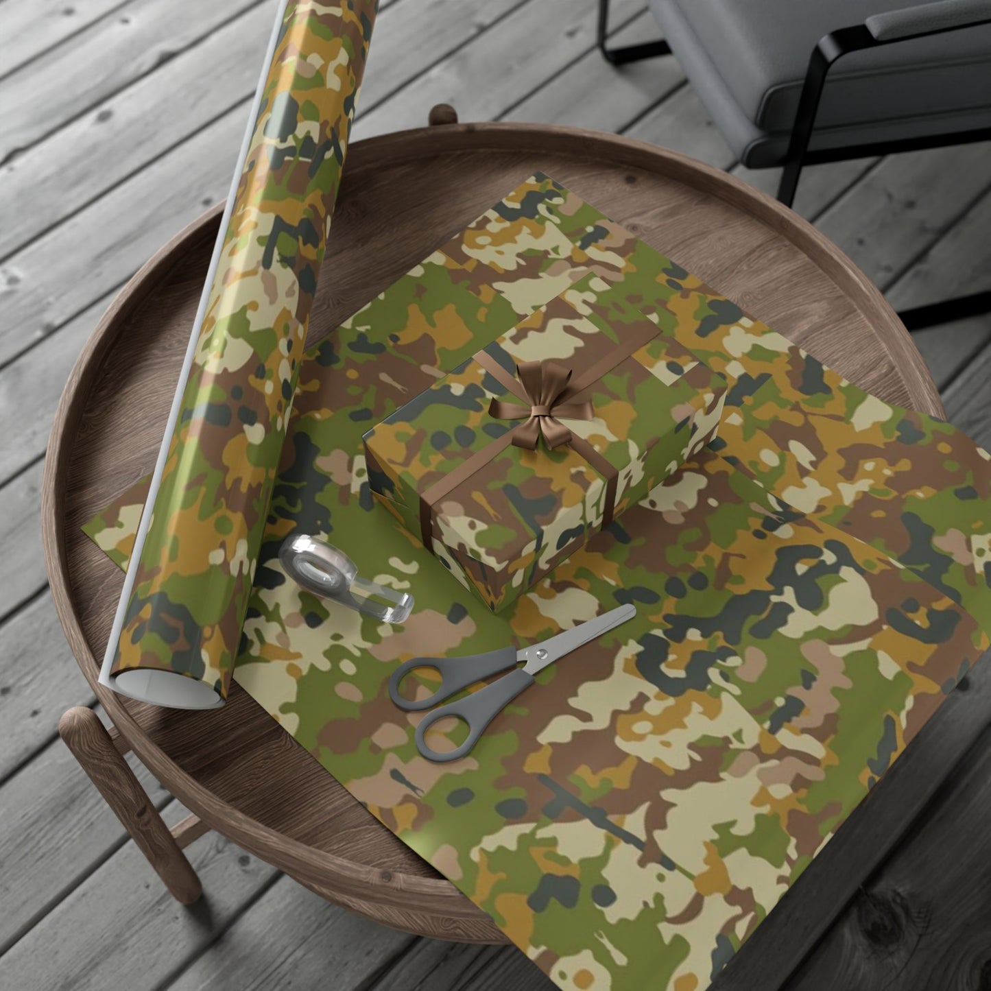 Camouflage Gift Wrap Paper – Military Camo Wrapping Sheets for Outdoorsmen, Hunters & Veteran Gifts